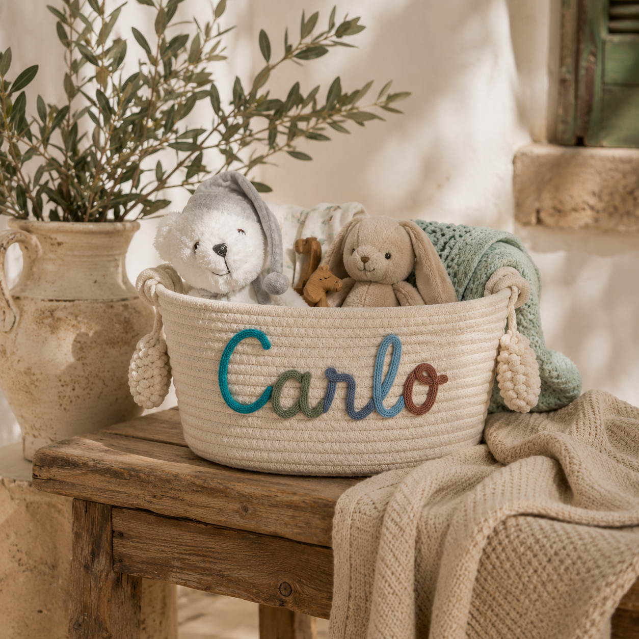 Cestino ™  personalizzato con scritta