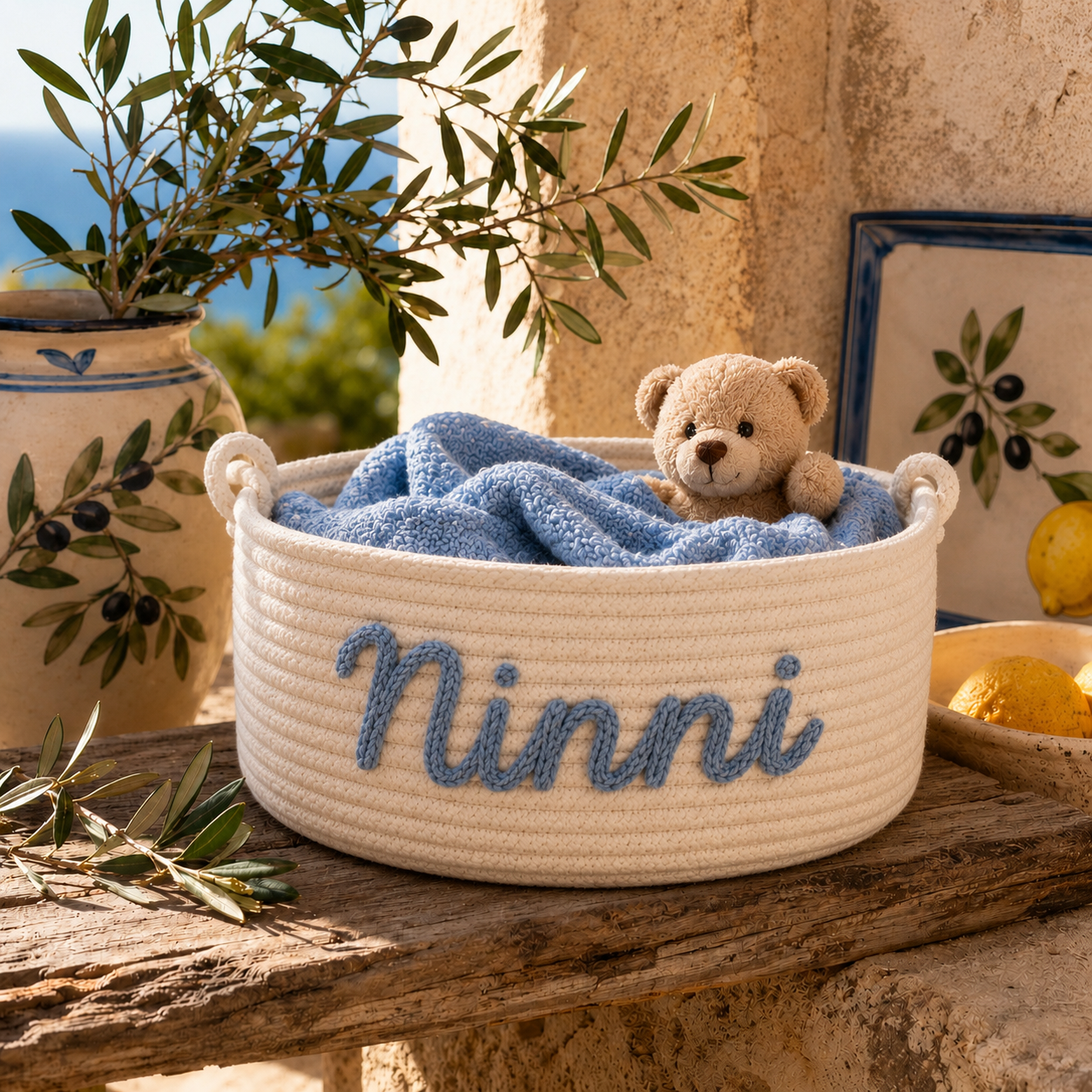 Cestino ™  personalizzato con scritta