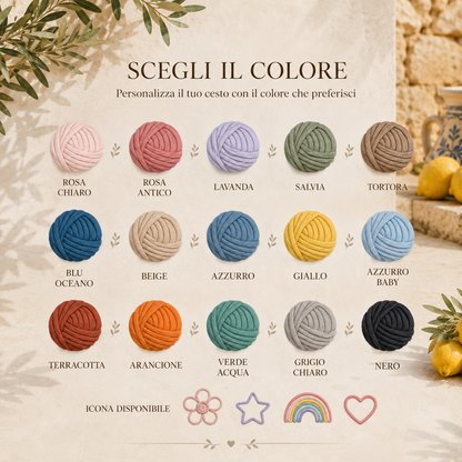 Cestino ™  personalizzato con scritta
