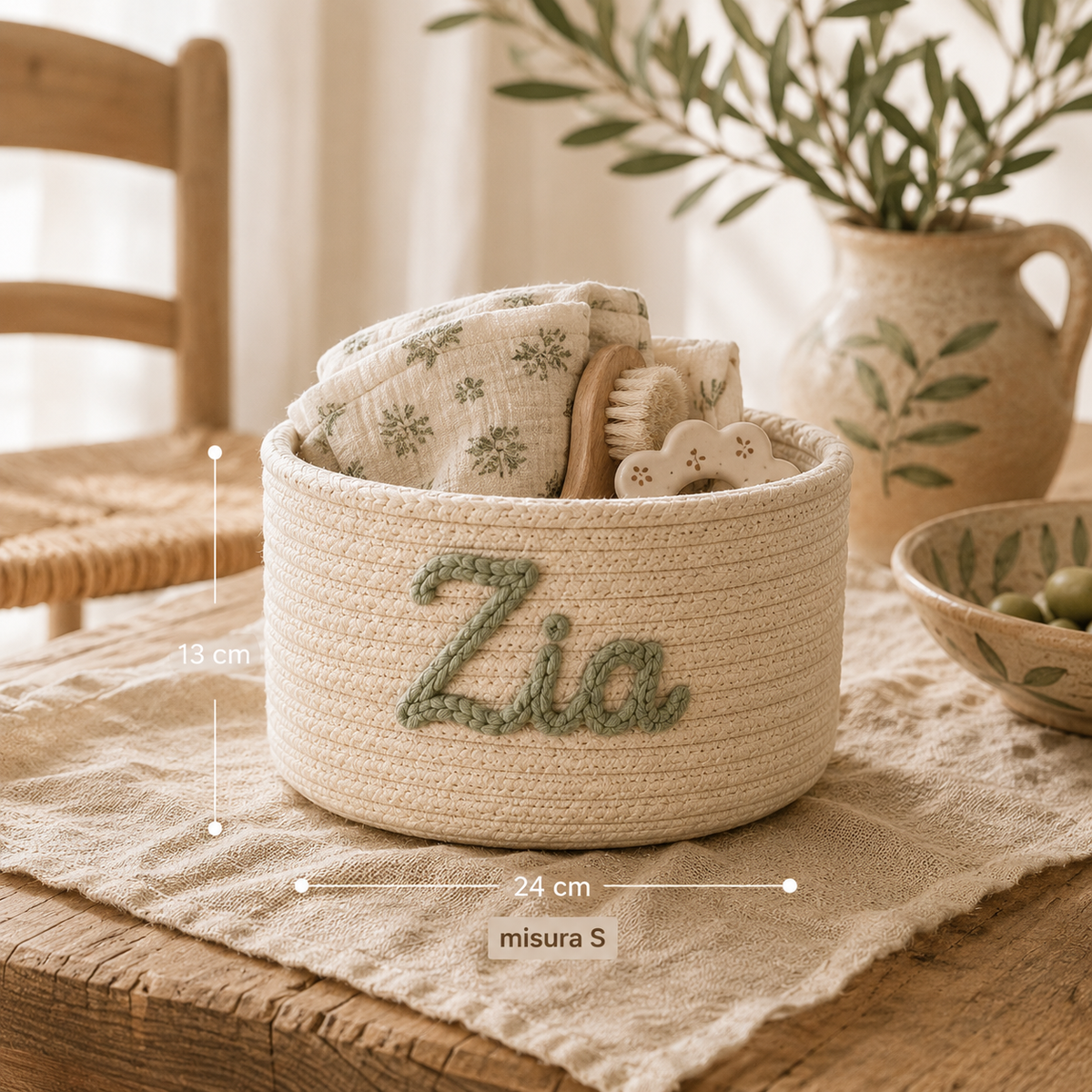 Cestino ™  personalizzato con scritta